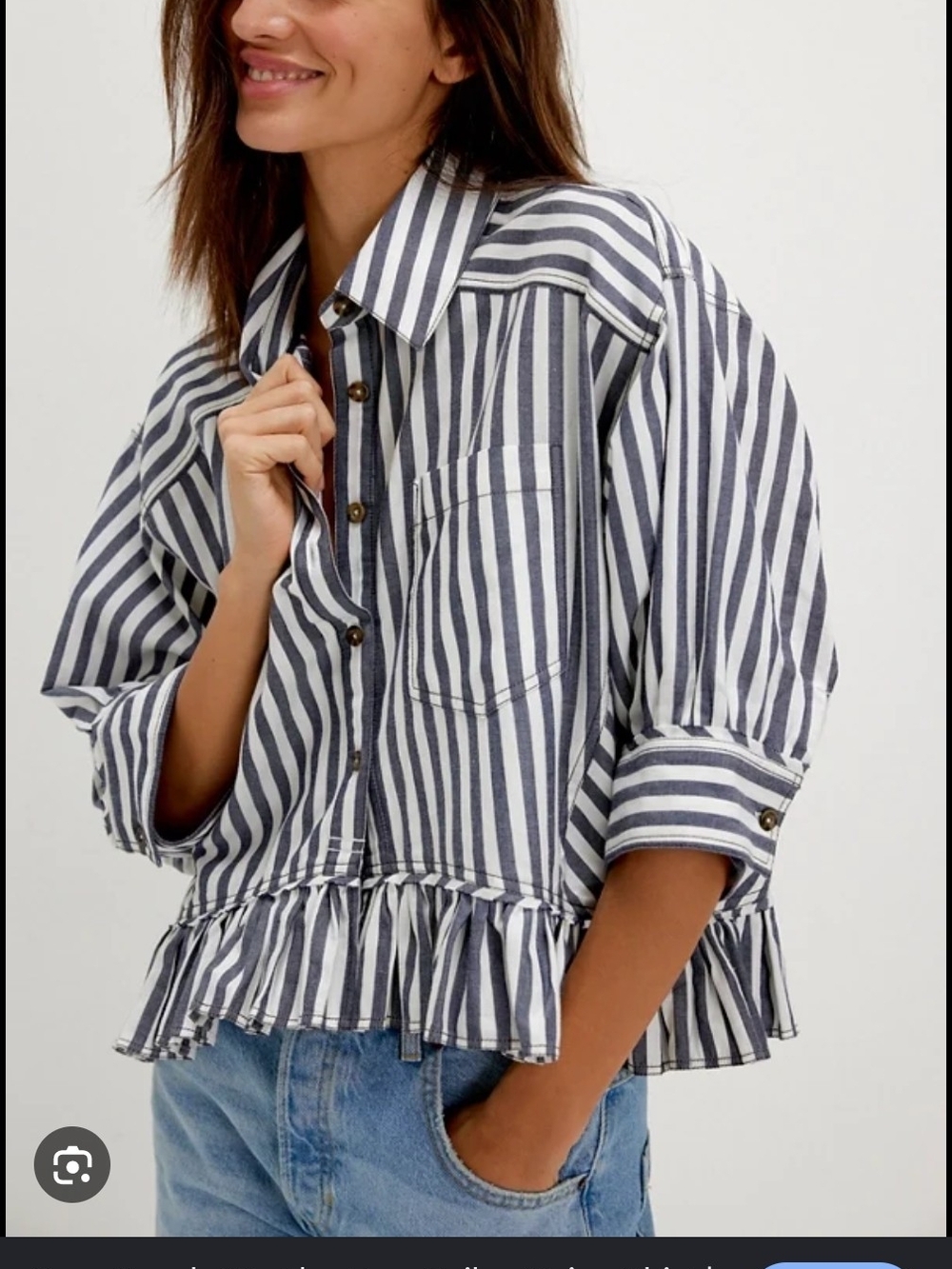 Free People Bailey Stripe Shirt